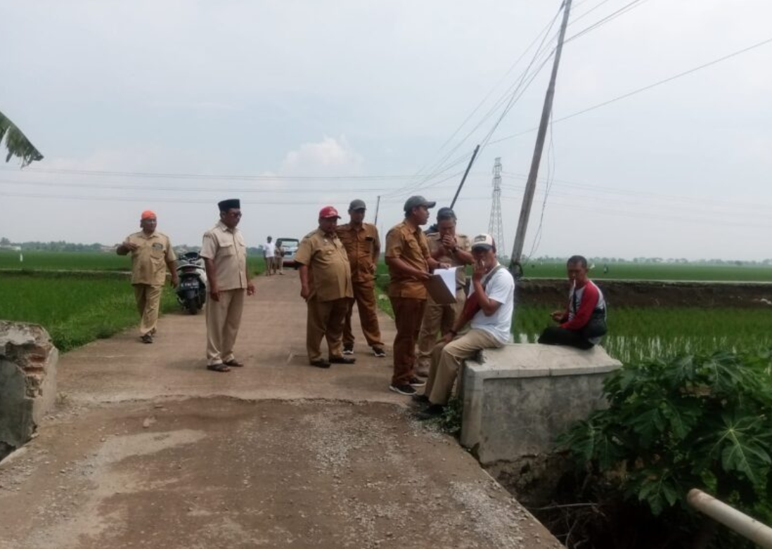 Pembangunan Jembatan Ditindaklanjuti, Kepala Desa (Kuwu) Sumbon Ucapkan Terimakasih Kepada Bupati Indramayu