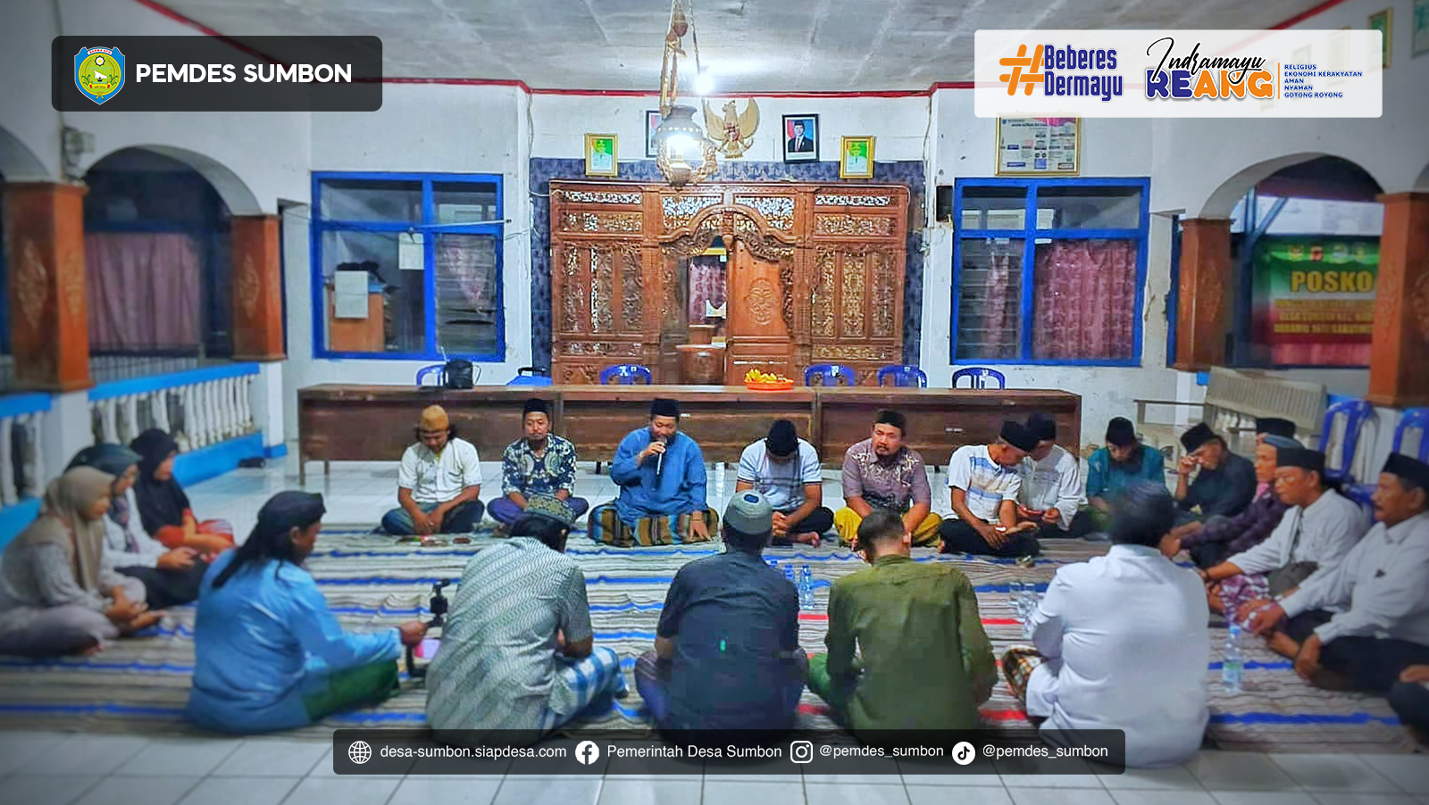 Memohon Perlindungan dari Hama Tanaman dan Kesehatan Warga, Desa Sumbon Gelar Doa Bersama